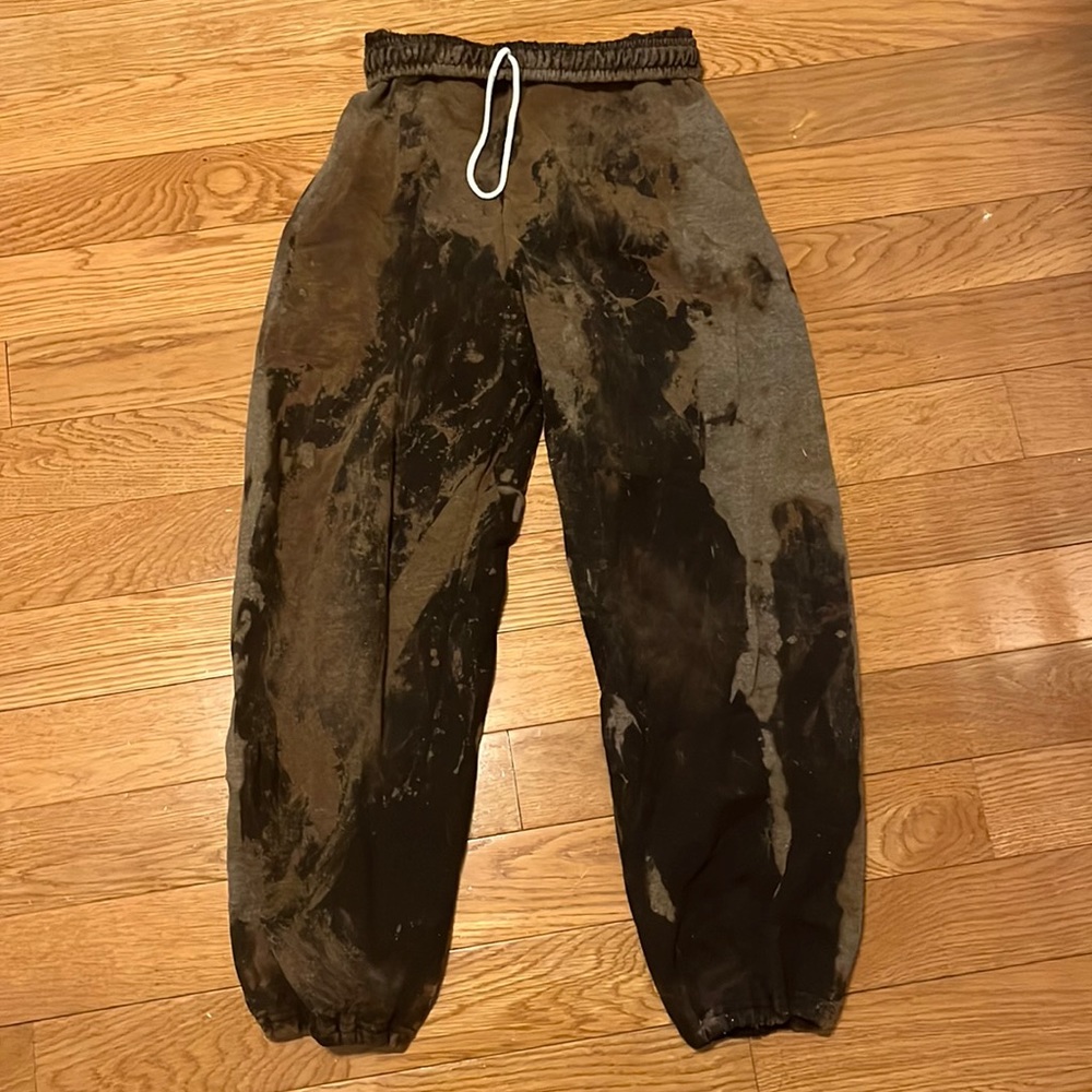 Bleached sweatpants